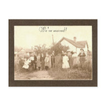 We've moved! post card