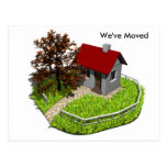 we've moved postcard postcards