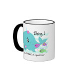 Whale 1st Birthday mugs