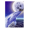 Whale and the moon business cards