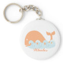 Whale and Waves keychains
