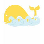 Whale and Waves t-shirts