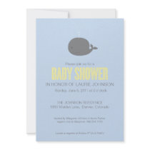 Whale Baby Shower Invitation