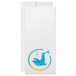 whale circle design rack cards