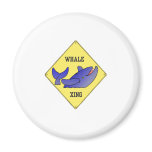 WHALE CROSSING REFRIGERATOR MAGNETS