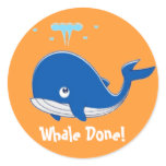 Whale Done! stickers