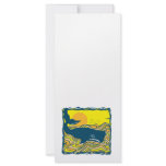 whale in the sunset design rack cards