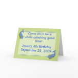 Whale Invitation cards