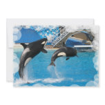 Whale Invitation Postcard