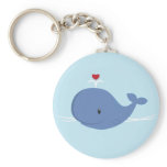 Whale love keychains