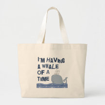 Whale of a Time Tote Bags