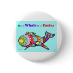 Whale of an Easter buttons