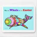 Whale of an Easter mousepads