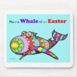 Whale of an Easter mousepads