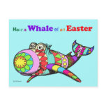 Whale of an Easter postcards