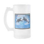 Whale Photo Glass Beer Mug