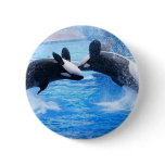 Whale Photo Round Button