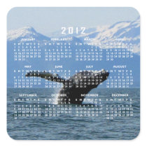 Whale Playtime; 2012 Calendar Stickers