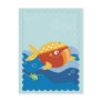 Whale postcard