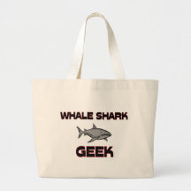 Whale Shark Geek Tote Bags