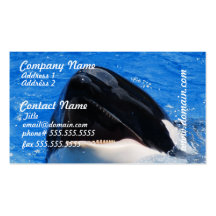 Whale Sounds Business Cards