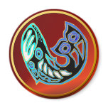 Whale Symbol Magnet