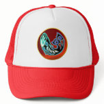 Whale Symbol On Red Hat