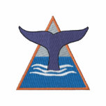 Whale Tail Logo embroidered shirts