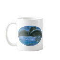 Whale tail splash mugs