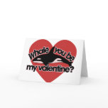 Whale you be my Valentine cards