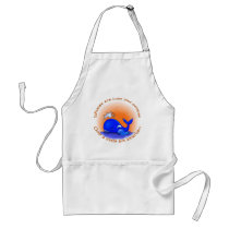 Whales Are Like People Products Aprons