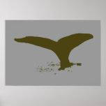 Whales for walls print
