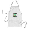 Whales Rock aprons