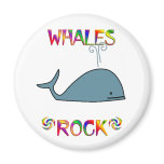 WHALES ROCK magnets