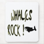 Whales Rock! Mousepad