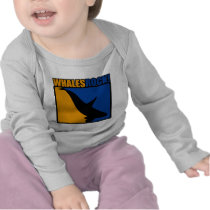 Whales Rock! T Shirt