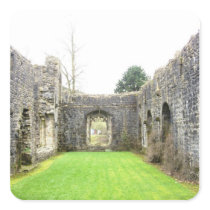 Whalley Abbey in England Square Sticker