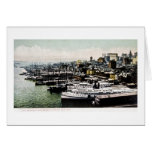 Wharves from the Brooklyn Bridge, New York City Greeting Cards