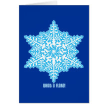 What a Flake Greeting Card