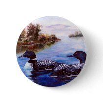 What A Pair Loon Button