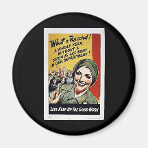 What A Record Refrigerator Magnets