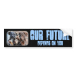 What About Us?  Bumper Sticker bumper stickers