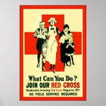 What Can You Do? ~ Vintage Nurse ~ WW1 Posters