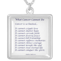 What Cancer Cannot Do Necklace Jewellery