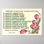 What Cancer Cannot Do posters