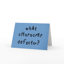 What Character Defects Cards