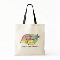 What Contacts? Dog Agility Tote Bag