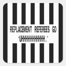 What Do Replacement Referees Say Stickers