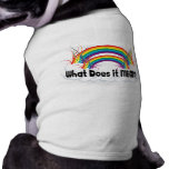 WHAT DOES IT MEAN? DOUBLE RAINBOW DOGGIE TEE