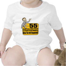 What Happened 55th Birthday Gifts Bodysuits